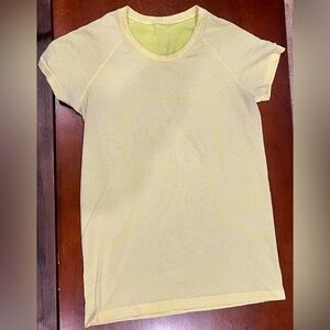 Lululemon full length swiftly short sleeve electric lemon